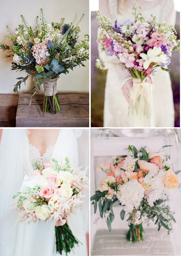 spring bridal bouquets