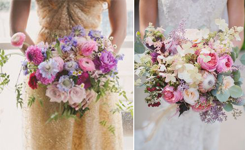 spring bridal bouquets