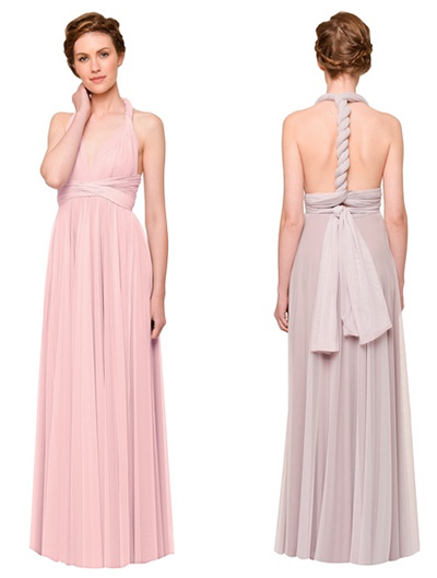 Pink bridesmaids dresses