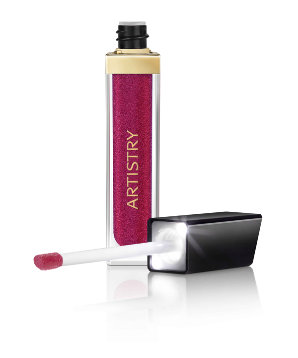 Light Up Lip Gloss product shot - Raspberry Kiss