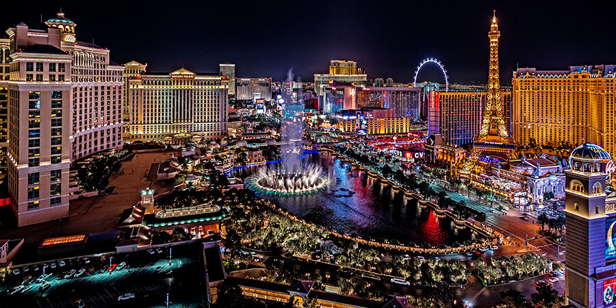 Las,Vegas,Nevada,2018,02,07,Panoramic,View,Of,The